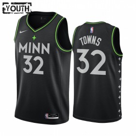 Minnesota Timberwolves Karl-Anthony Towns 32 2020-21 City Edition Pelipaidat Swingman - Lasten